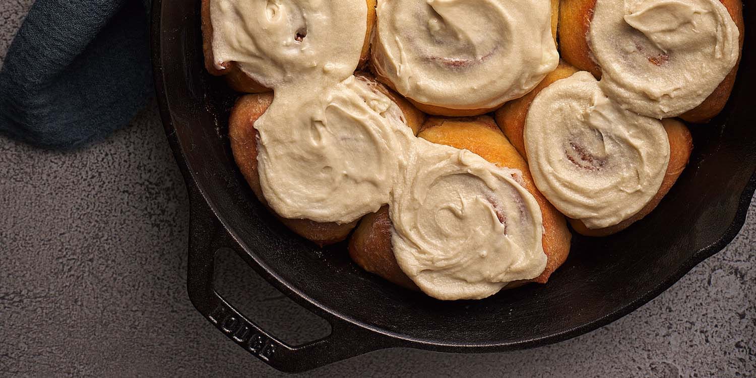 Maple Cinnamon Rolls with Whiskey Buttercream - DairyPure®