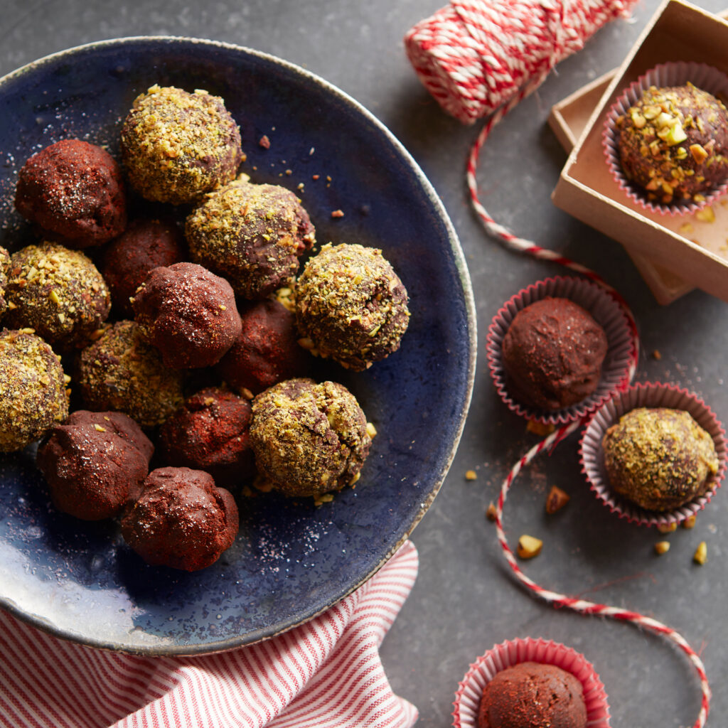 Dark Chocolate Holiday Truffles - DairyPure®
