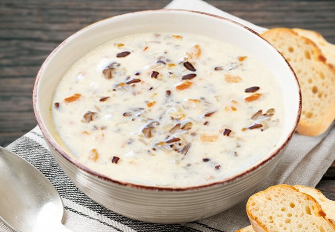 Creamy Chicken and Wild Rice Soup - DairyPure®