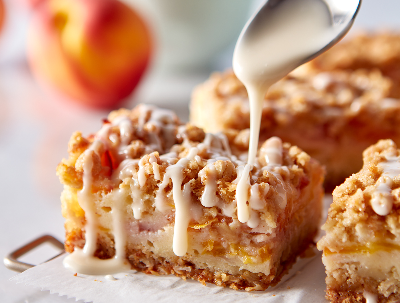 Peaches & Cream Bars - DairyPure®