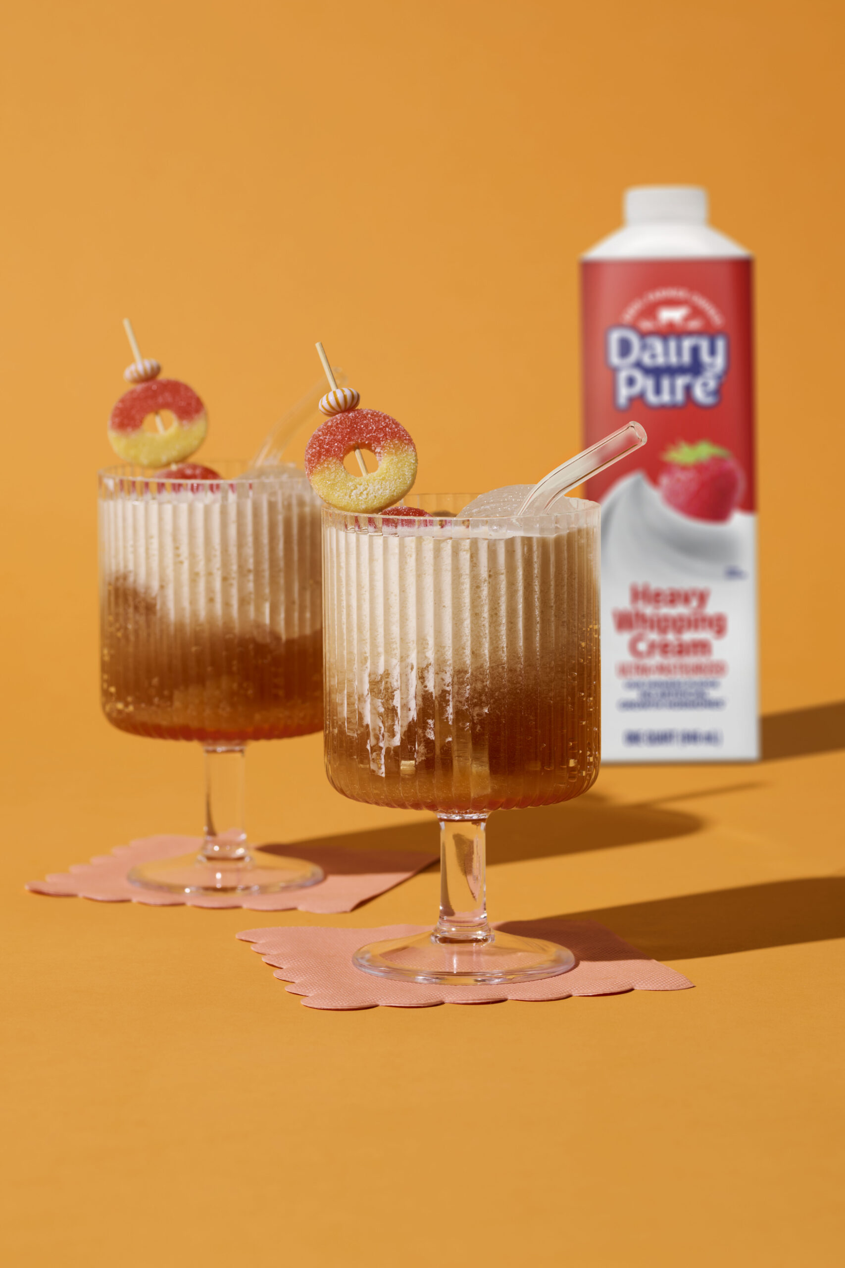 Peach Creamsicle Dirty Soda - DairyPure®