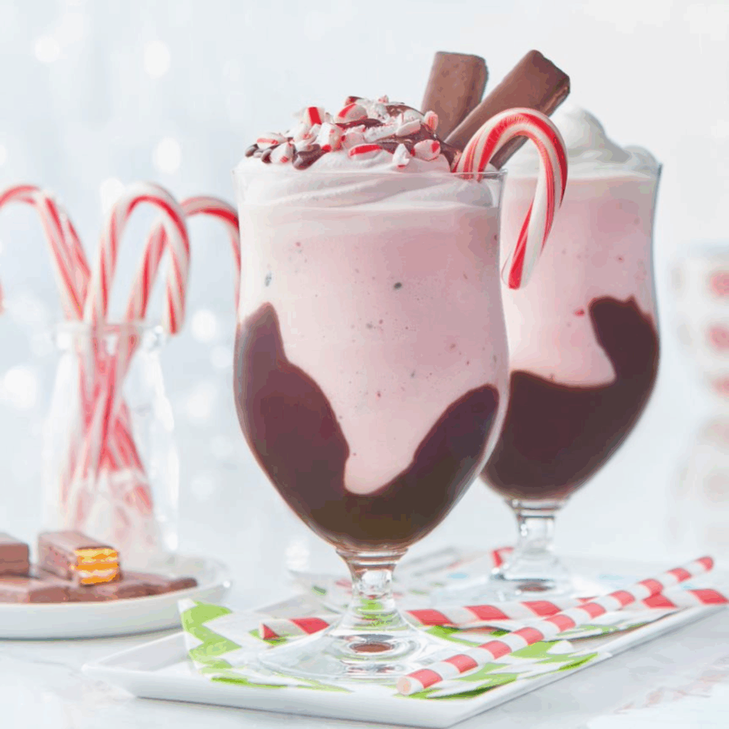 Candy Cane Fudge MILKshake